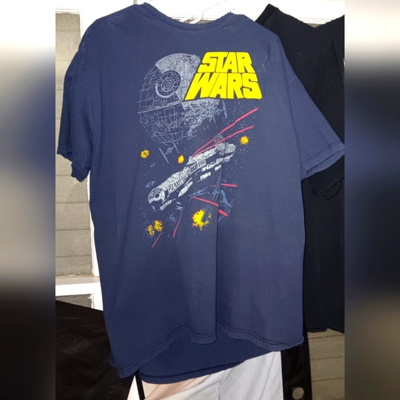 Star wars millennium falcon T shirt men's XXL used - Picture 1 of 4
